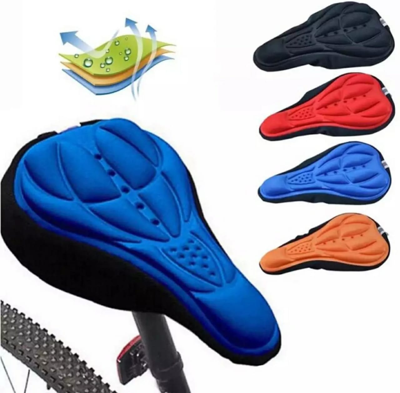 bicycle saddle cover gel