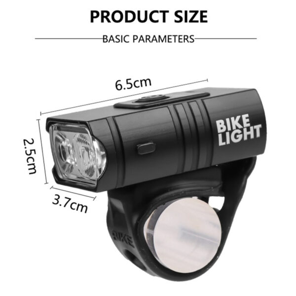 Bicycle Light - 1000LM - USB Rechargeable - Power Display - MTB Mountain/ Road Bike Front Lamp - Flashlight - Bike Equipment - Image 6